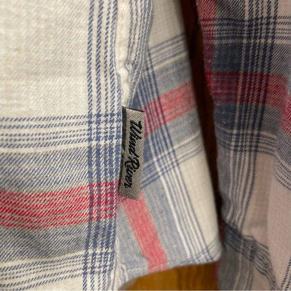 Wind River Women’s Large Button Up Plaid Long Sleeve Shirt 100% Cotton - Picture 7 of 16